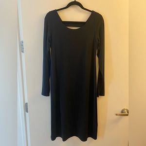 Eileen Fisher Black Dress. Size S.